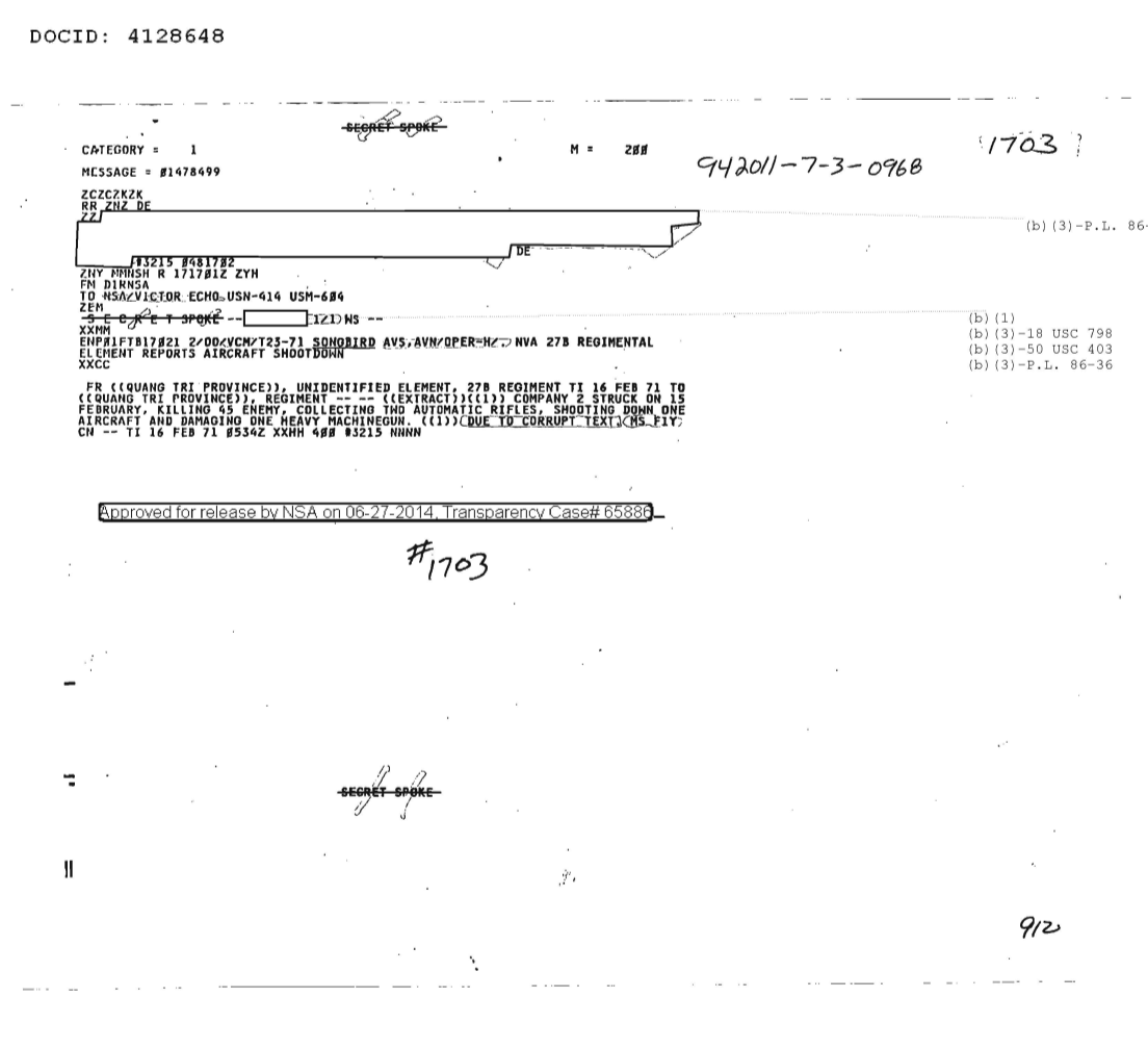  NVA 27B REGIMENTAL ELEMENT REPORTS AIRCRAFT SHOOTDOWN 1703.PDF