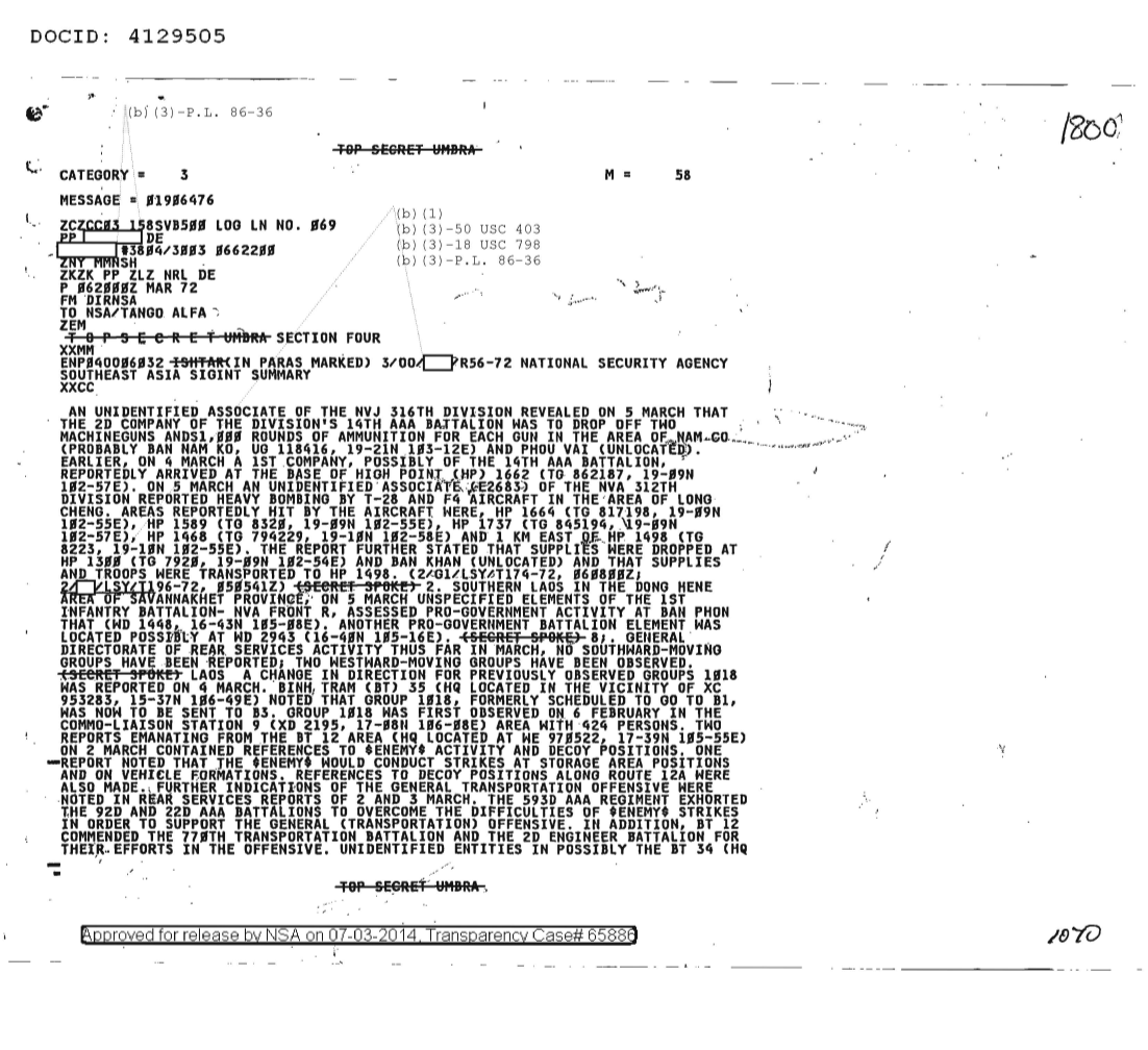  NATIONAL SECURITY AGENCY SOUTHEAST ASIA SIGINT SUMMARY, SECTION FOUR 1800.PDF