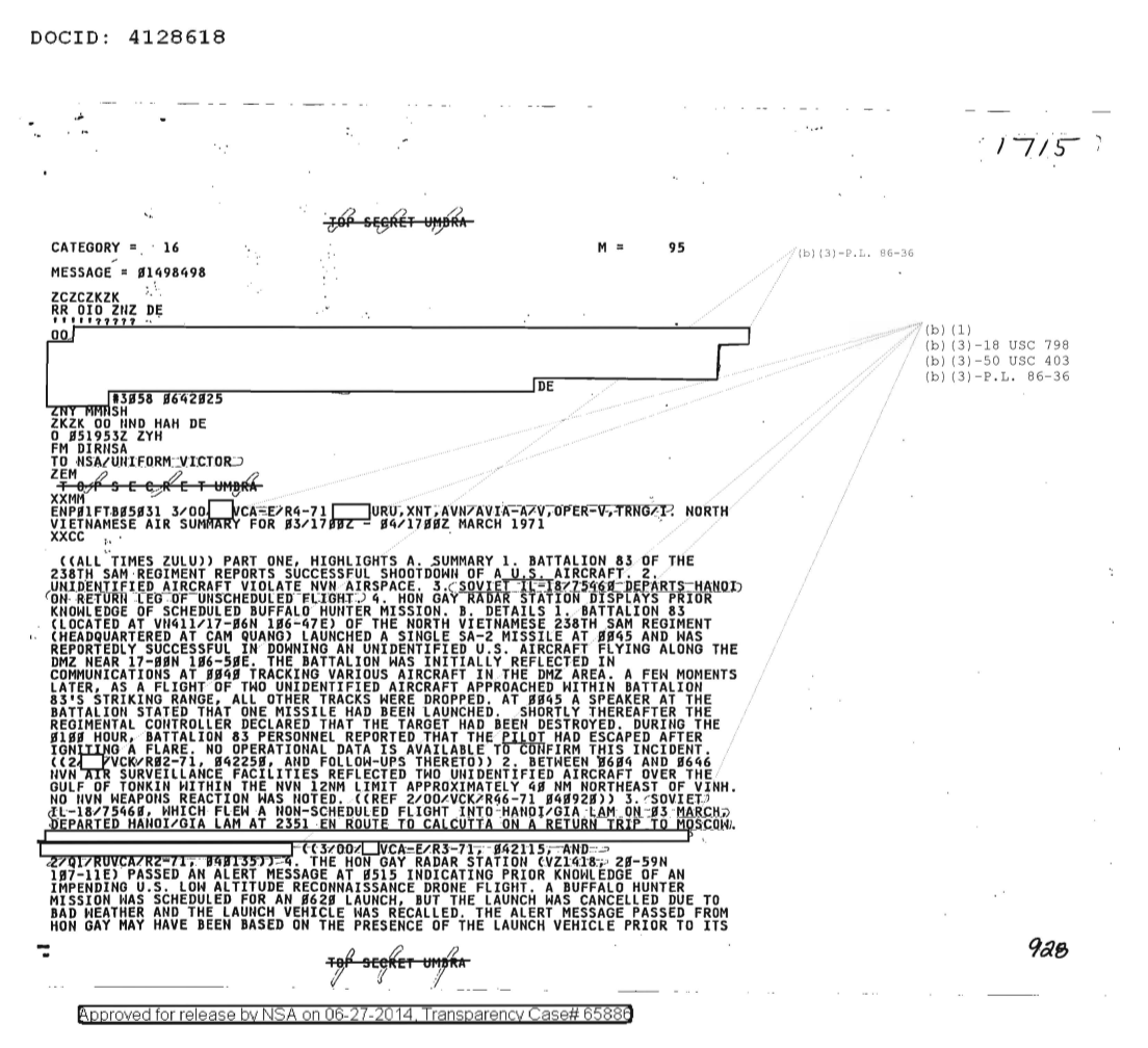  NORTH VIETNAMESE AIR SUMMARY FOR 03-1700Z - 04-1700Z MARCH 1971 1715.PDF