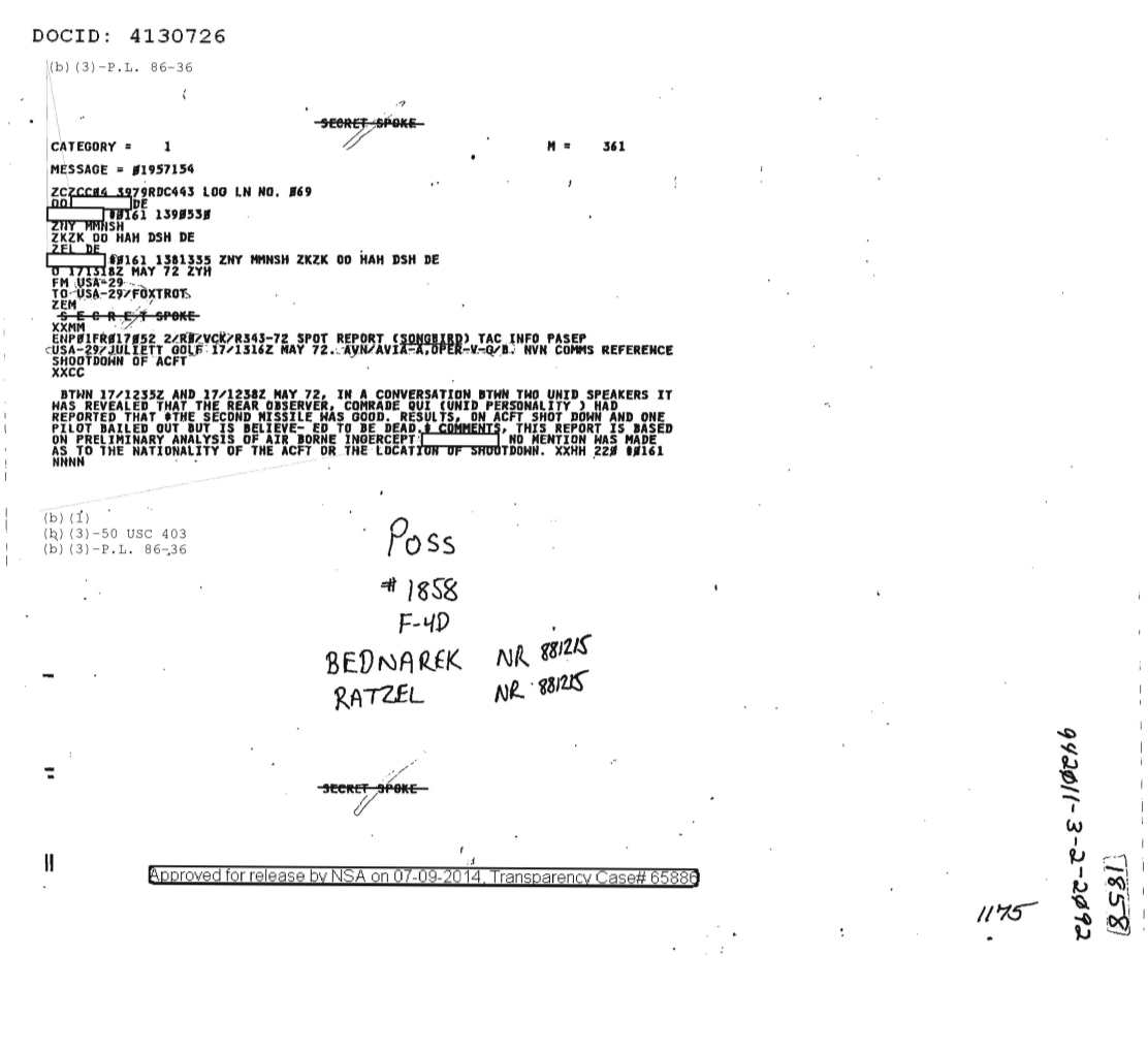  NVN COMMUNICATIONS REFERENCE SHOOTDOWN OF AIRCRAFT 1858.PDF