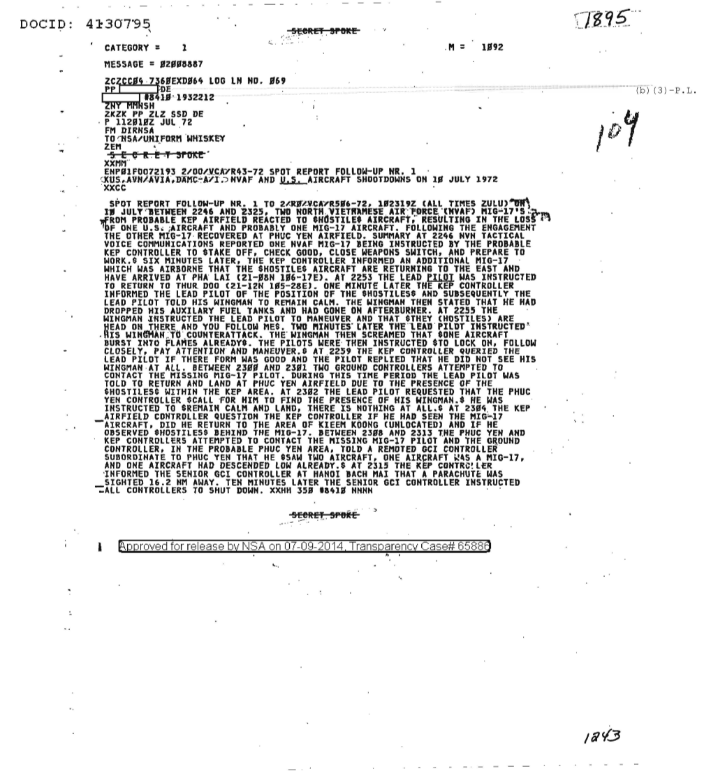  NVAF AND U.S. AIRCRAFT SHOOTDOWNS ON 10 JULY 1972, FOLLOW-UP NR 1 1895.PDF