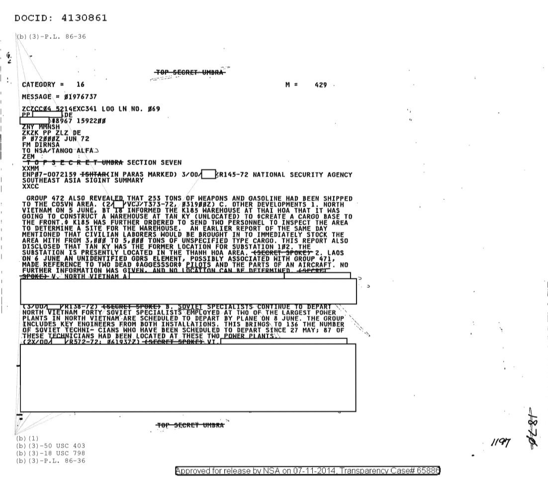  NATIONAL SECURITY AGENCY SOUTHEAST ASIA SIGINT SUMMARY, SECTION SEVEN 1870.PDF