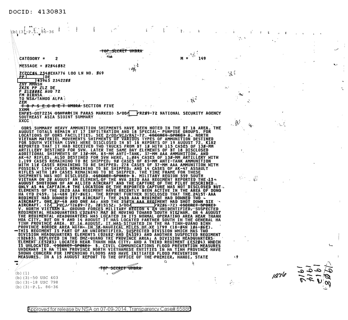  NATIONAL SECURITY AGENCY SOUTHEAST ASIA SIGINT SUMMARY, SECTION FIVE 1916.PDF