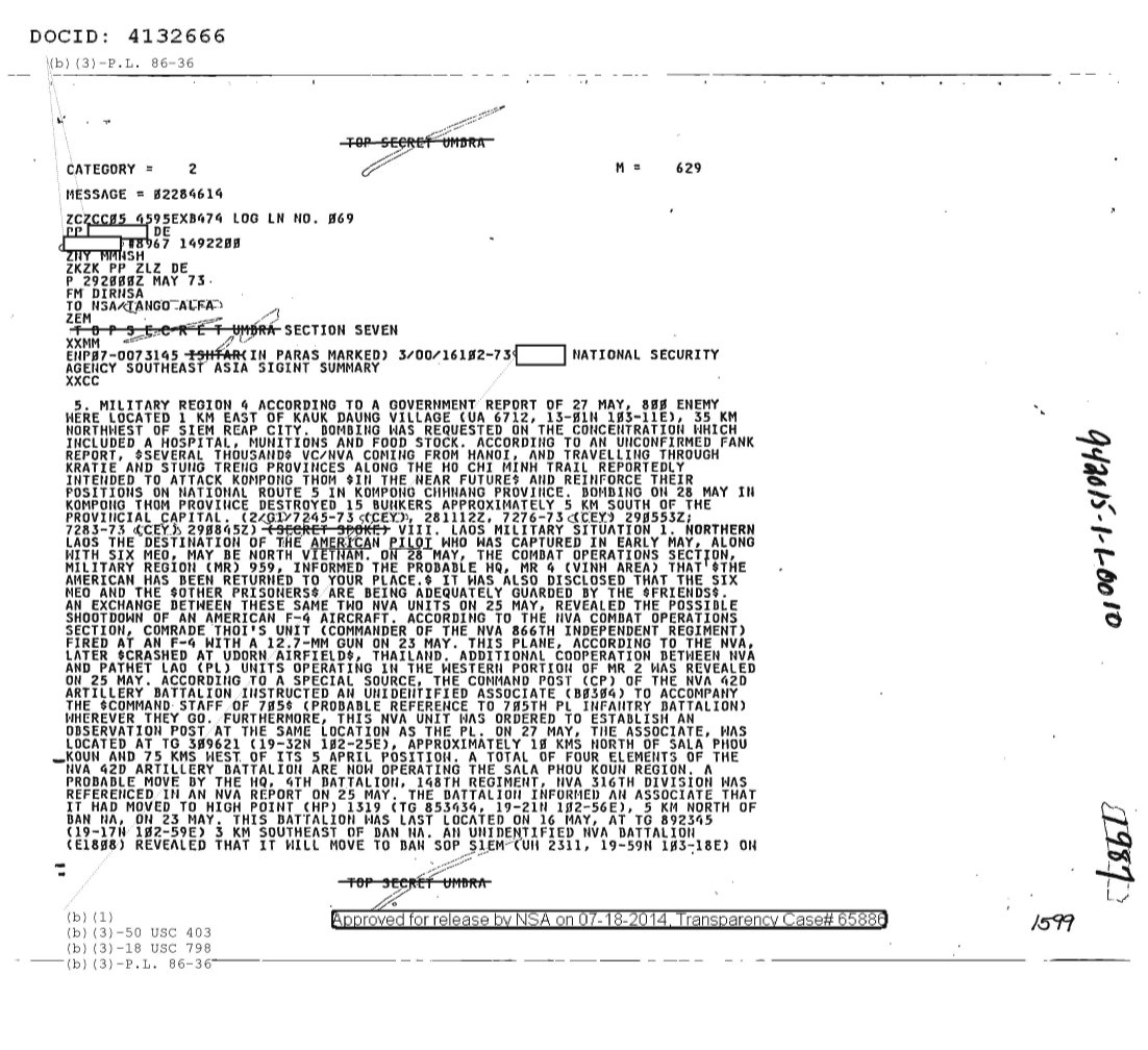  NATIONAL SECURITY AGENCY SOUTHEAST ASIA SIGINT SUMMARY, SECTION SEVEN 1987.PDF