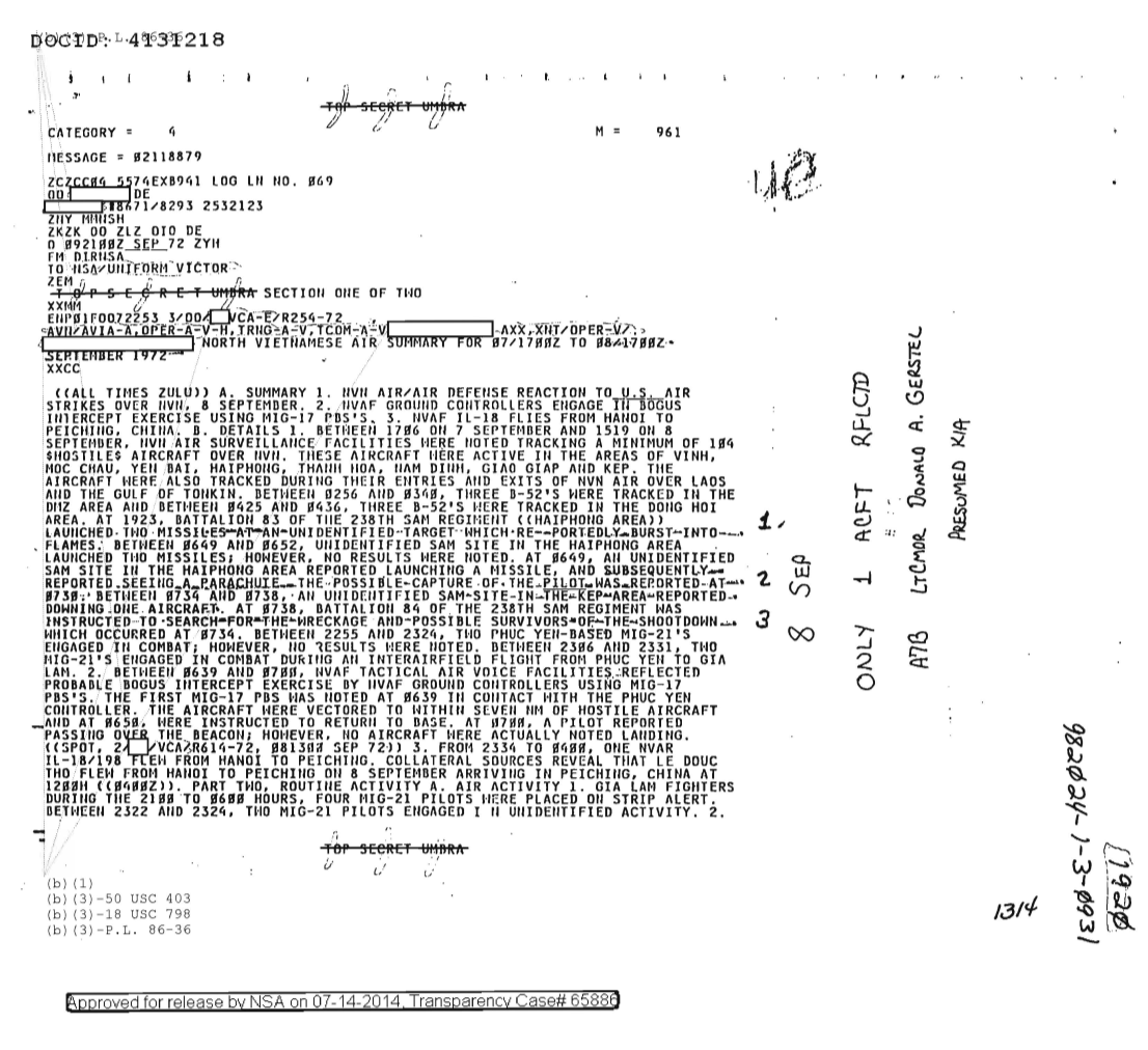  NORTH VIETNAMESE AIR SUMMARY FOR 07-1700Z TO 08-1700Z SEPTEMBER 1972 1920.PDF