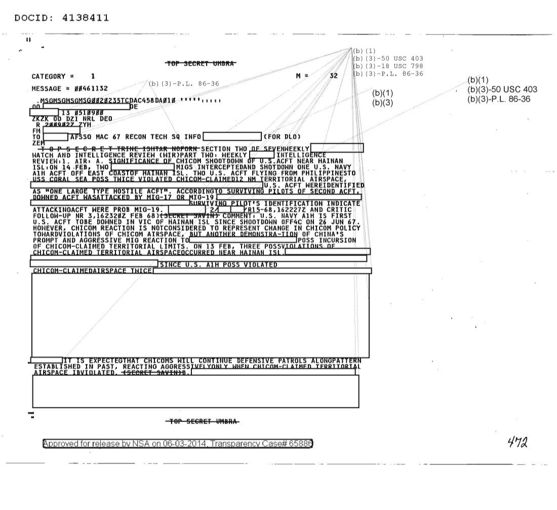  Weekly Watch and Intelligence Review Section Two of Two (02/14/1968)