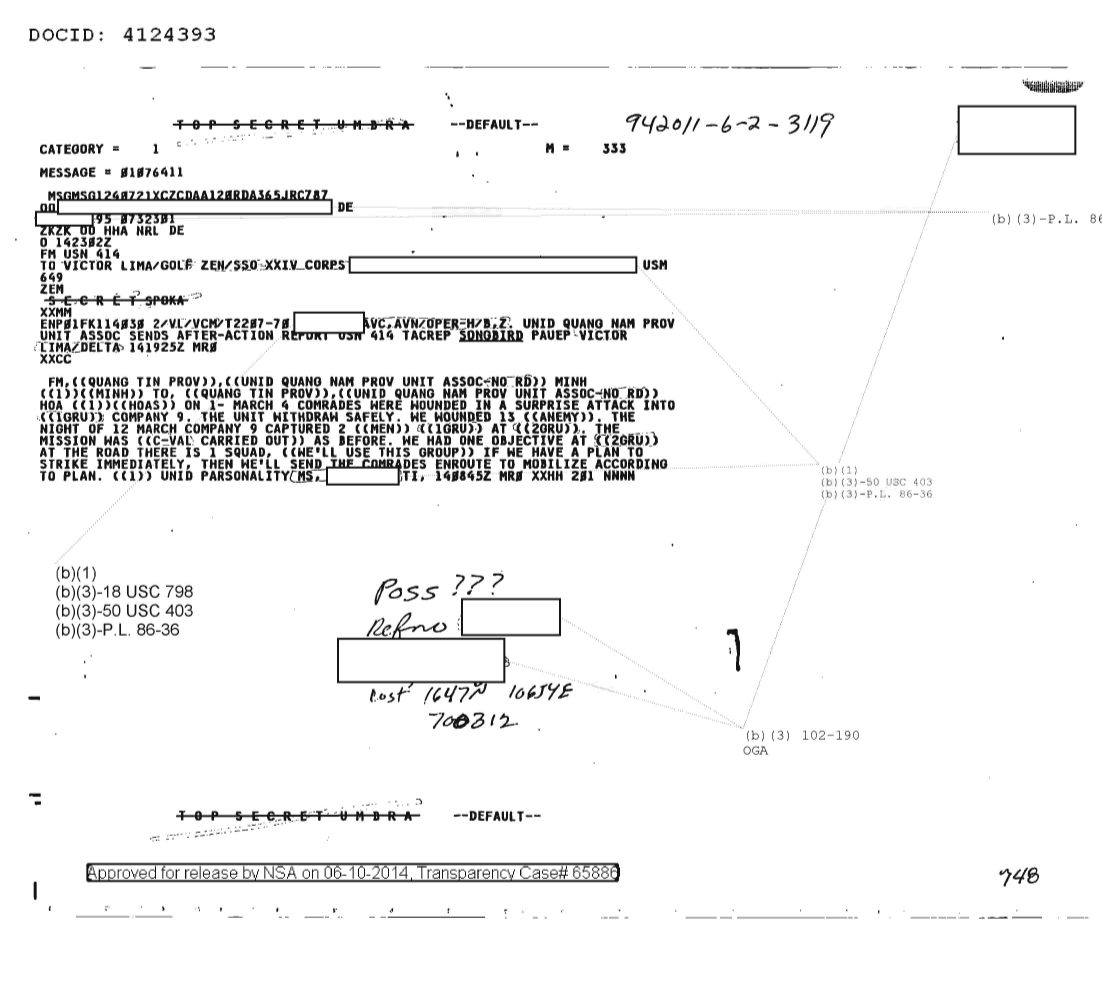  Unidentified Quang Nam Province Unit Associated Sends After-Action Report (03/12/1970)