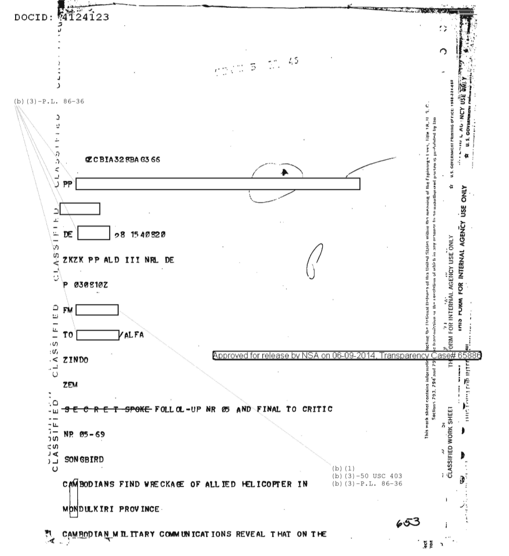  Follow-Up Nr Three and Final to Critic Nr 05-69 (05/18/1968)