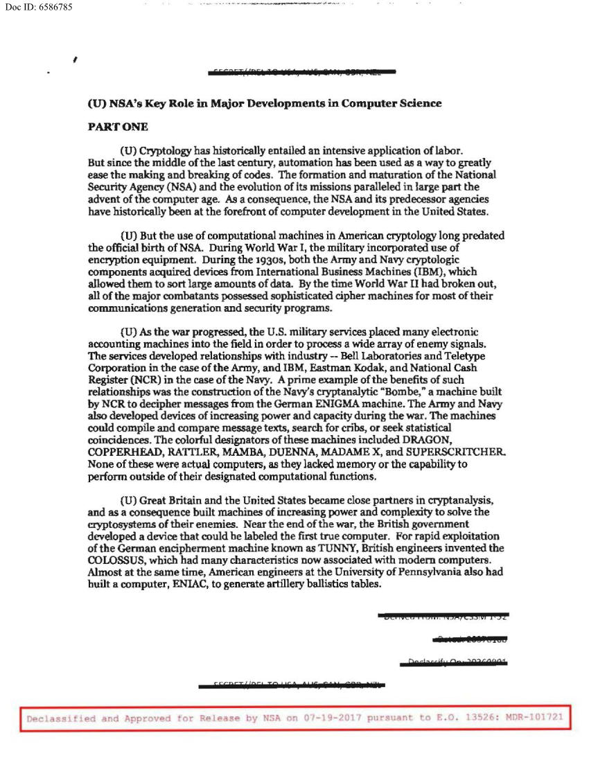  6586785-NSA-KEY-ROLE-IN-MAJOR-DEVELOPMENTS-IN-COMPUTER-SCIENCE.PDF