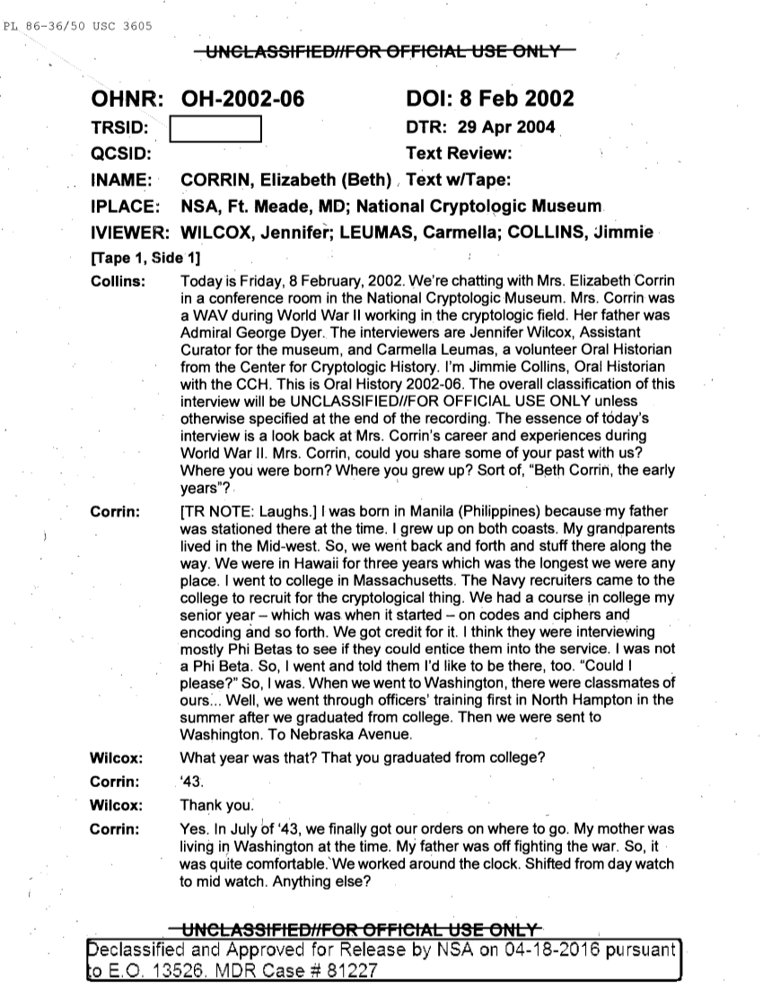  NSA-OH-2002-06-CORRIN.PDF