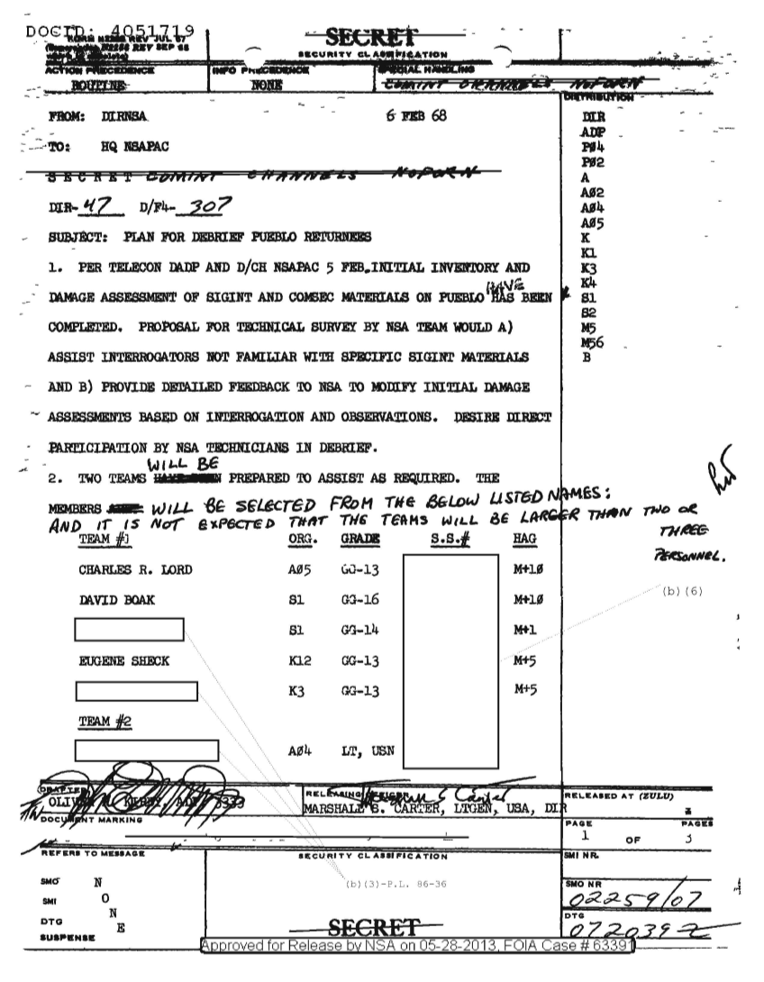  PLAN FOR DEBRIEF PUEBLO RETURNEES (DOC ID 4051719).PDF