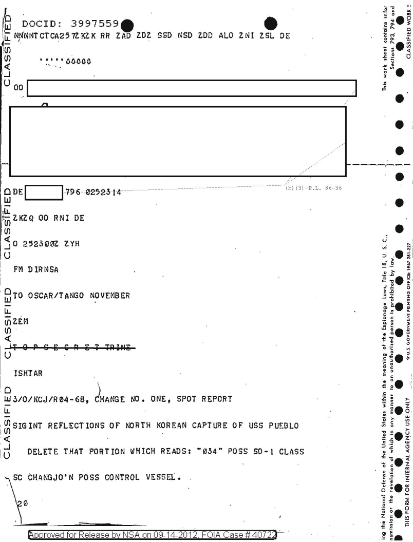  SIGINT_REFLECTIONS_OF_NORTH_KOREAN_CAPTURE_OF_USS_PUEBLO_CHANGE_1B_SPOT_REPORT.PDF