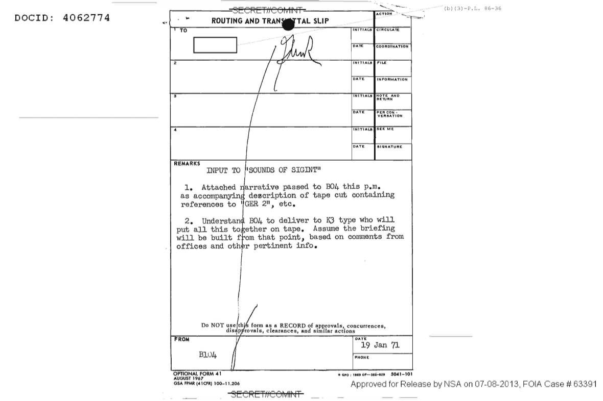  NORTH KOREAN NAVAL VESSELS APPROACH AND IDENTIFY USS PUEBLO (DOC ID 4062774).PDF