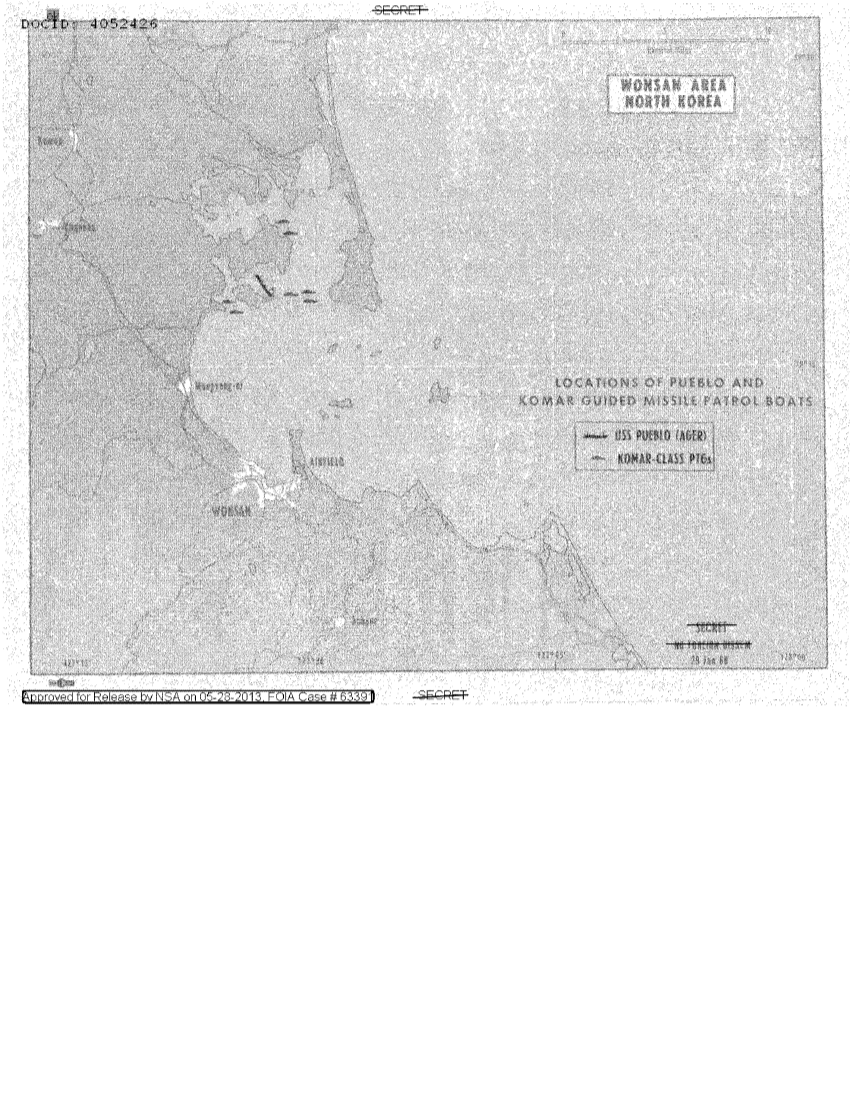  LOCATIONS OF PUEBLO AND KOMAR GUIDED MISSILE PATROL BOATS (DOC ID 4052426).PDF