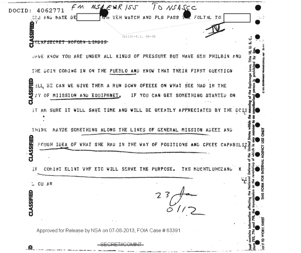  REQUEST FOR MISSION CAPABILITY OF USS PUEBLO (DOC ID 4062771).PDF