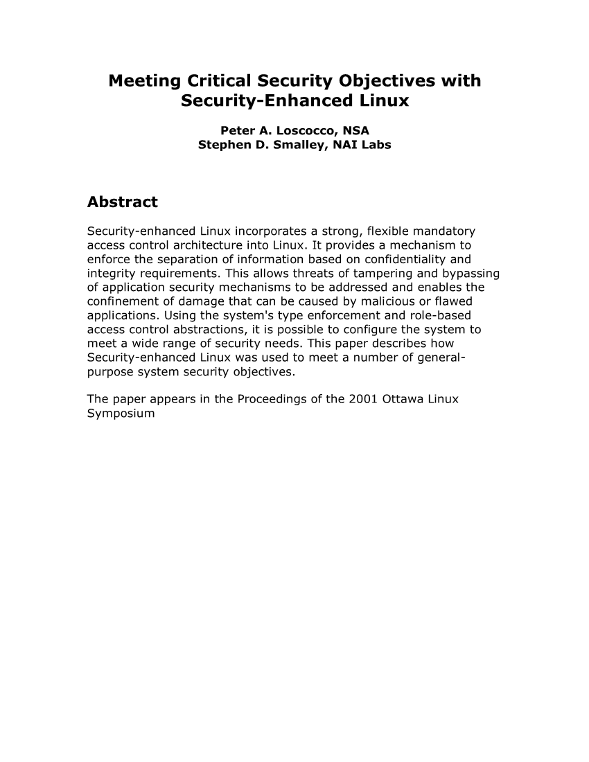  MEETING-CRITICAL-SECURITY-OBJECTIVES-WITH-SELINUX-ABSTRACT.PDF