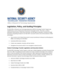 Legislation, Policy, and Guiding Principles document