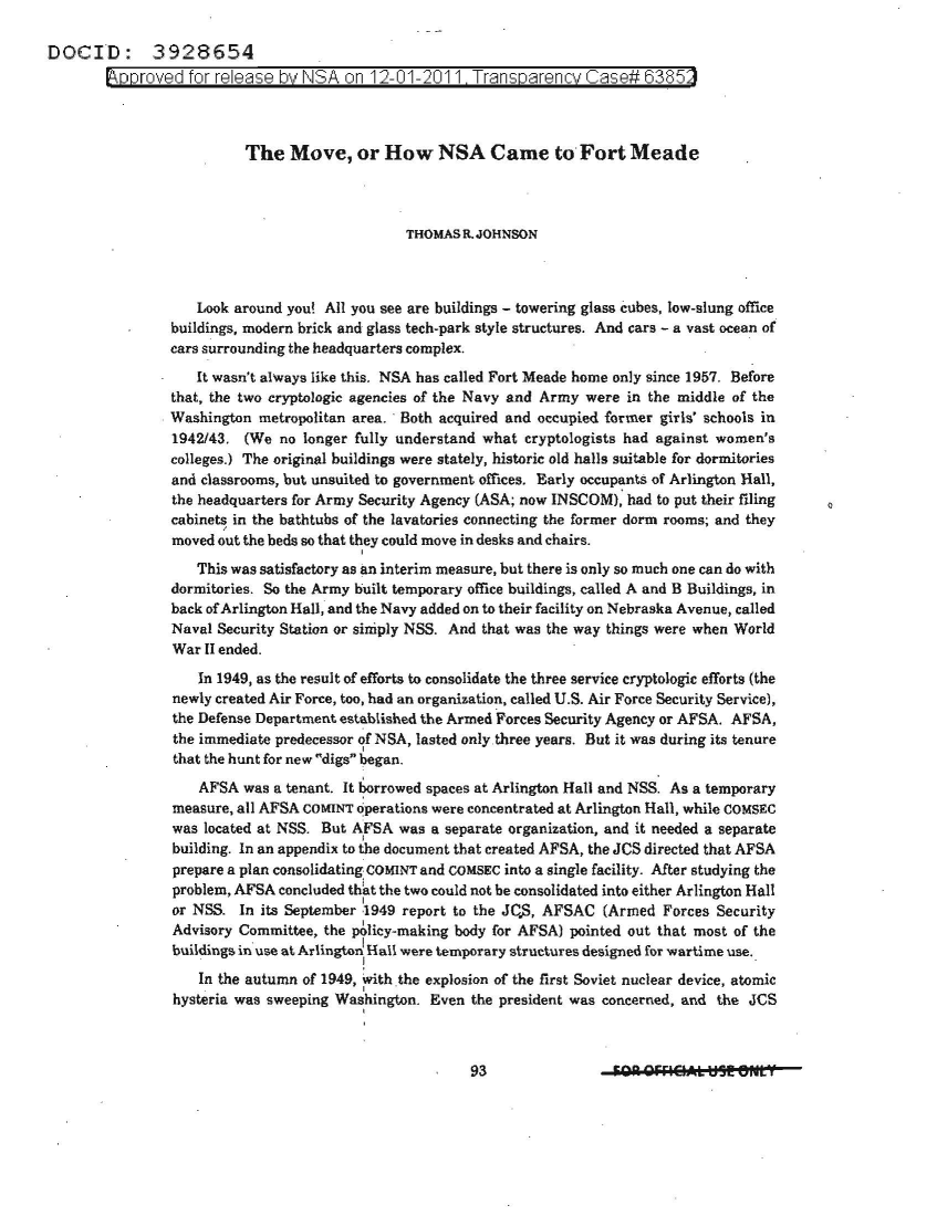  THE_MOVE_OR_HOW_NSA_CAME_TO_FT_MEADE.PDF