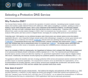 Info Sheet: Selecting a Protective DNS Service (May 2021 Update) | U/OO/117652-21 | PP 21-0251 | May 2021