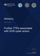 Cybersecurity Advisory: Further TTPs associated with SVR cyber actors