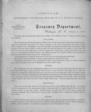 US Revenue Marine "Circular Prescribing Uniform for Officers of U.S. Revenue Marine," Revenue Marine Circular No. 20; Treasury Department No. 110, 1878.  Dated October 5, 1878.