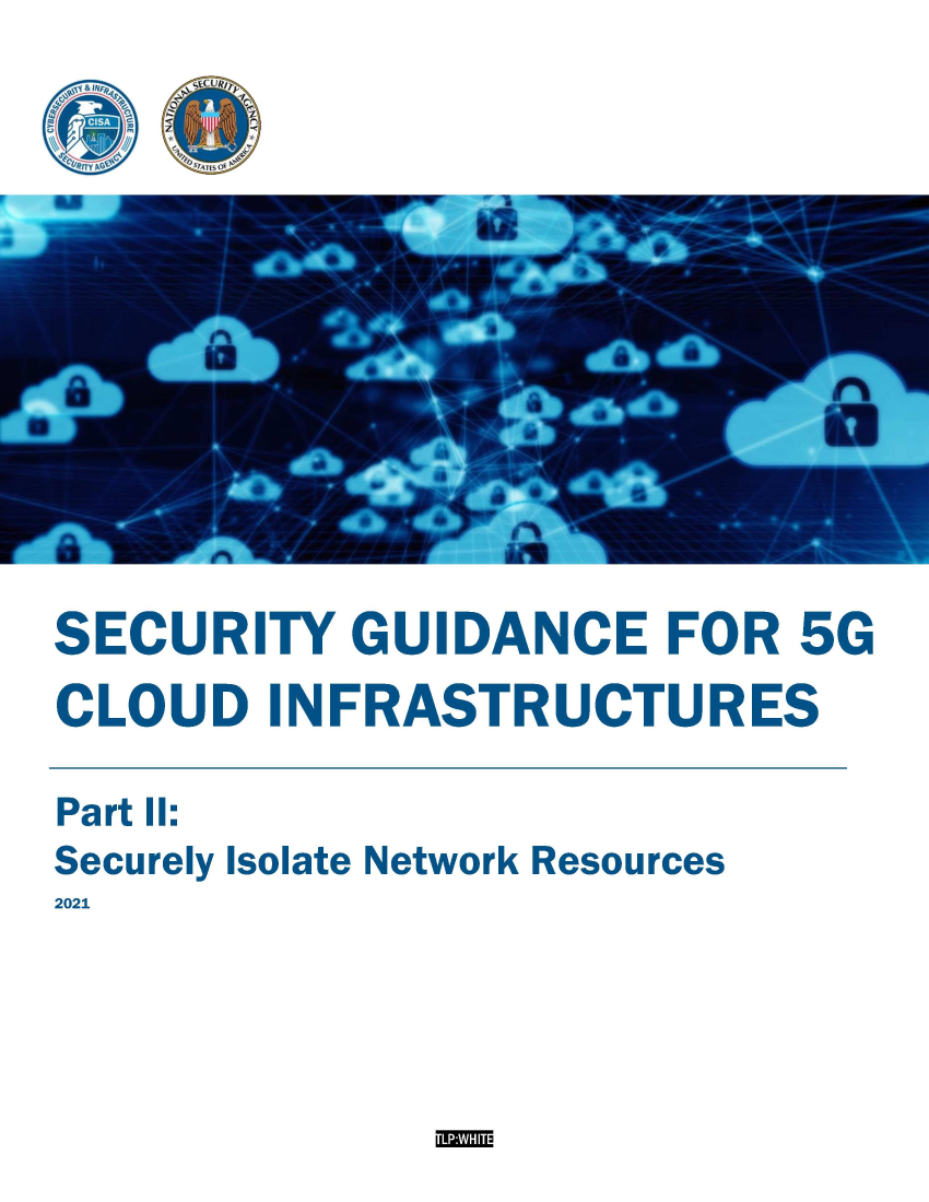  Security Guidance for 5G Cloud Infrastructures Part II: Securely Isolate Network Resources