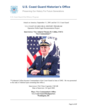 Attack on America: September 11, 2001 and the U.S. Coast Guard
U.S. COAST GUARD ORAL HISTORY PROGRAM Operation Noble Eagle Documentation Project
Interviewee: Vice Admiral Thomas H. Collins, USCG Vice Commandant**
**(Admiral Collins became Commandant of the Coast Guard in June of 2002. He was promoted to the rank of Admiral upon assuming that office.)
Interviewer: PAC Peter Capelotti, USCGR Date of Interview: 24 April 2002
Place: Vice Commandant's Office U.S. Coast Guard Headquarters Washington, DC

The following are a series of interviews with Coast Guardsmen undertaken by PAC Peter Capelotti (Ph.D.), USCGR, among others, as part of the Historian's Office's attempt to document the Coast Guard's response to the 11 September 2001 terrorist attacks on this country and the impact those attacks had on what the service is called upon to do for the country.

Chief Capelotti used the interviews as part of his research for his book Rogue Wave: The U.S. Coast Guard On and After 9/11, a history of the Coast Guard's response to this attack on the United States.