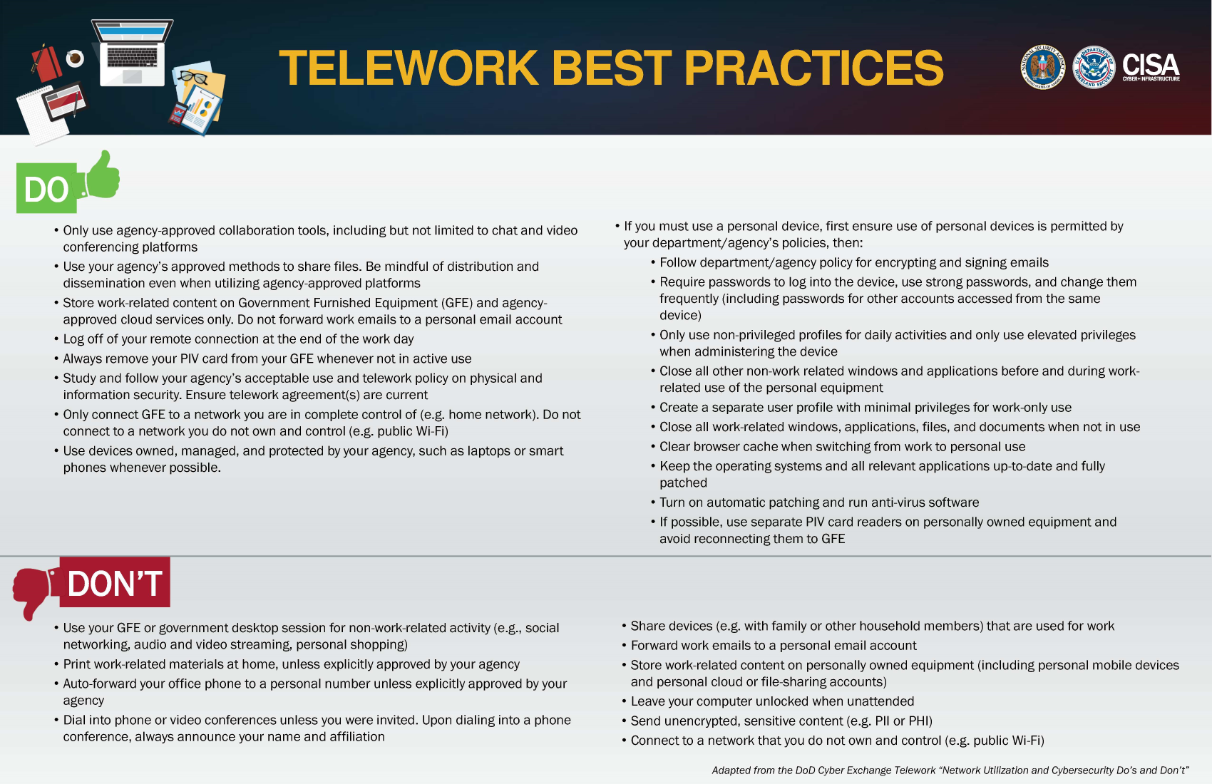  Telework Best Practices