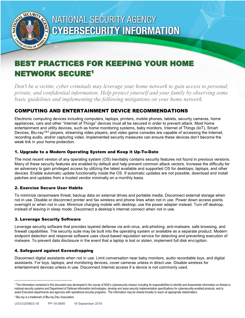  Best Practices for Securing Your Home Network