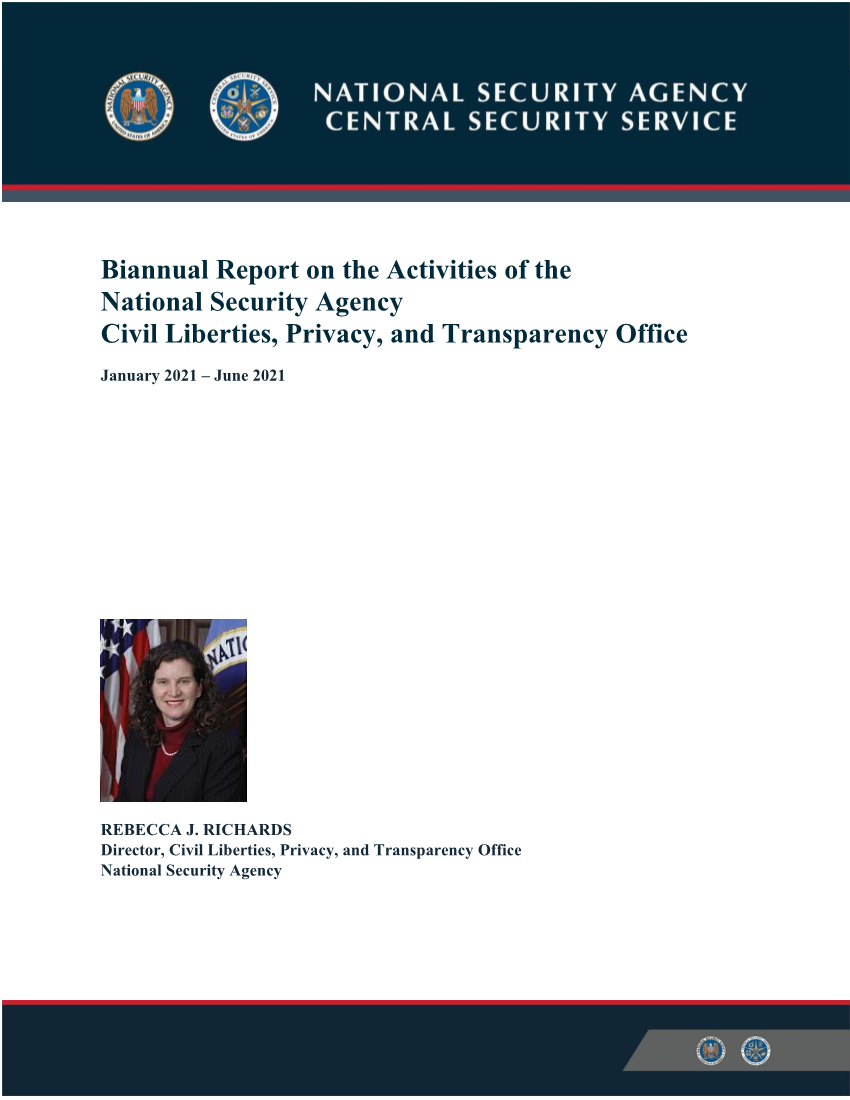  2021 January- June Report on the Activities of the Civil Liberties and Privacy Office
