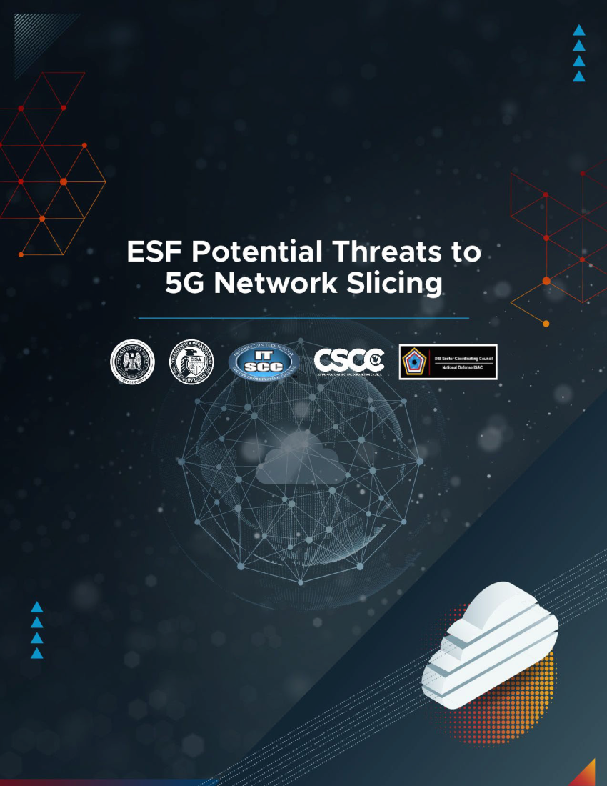  ESF: Potential Threats to 5G Network Slicing