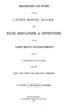 Organization and Duties of the Light-House Board and Rules, Regulations & Instructions of the Light-House Establishment of the U.S.; 1864