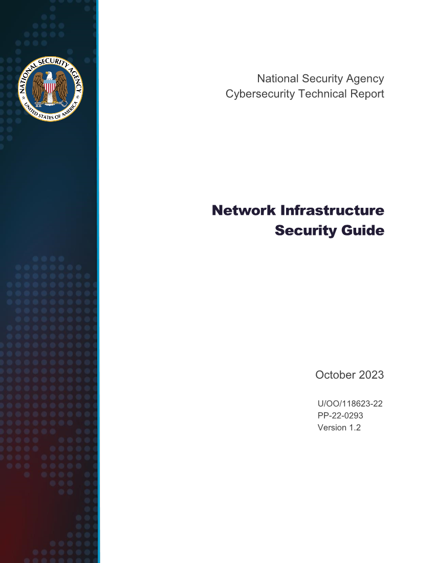  CTR: Network Infrastructure Security Guide (October 2023 Update)