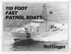Bollinger Machine Shop & Shipyard pamphlet on the 110-foot Island Class Fast Patrol Boats