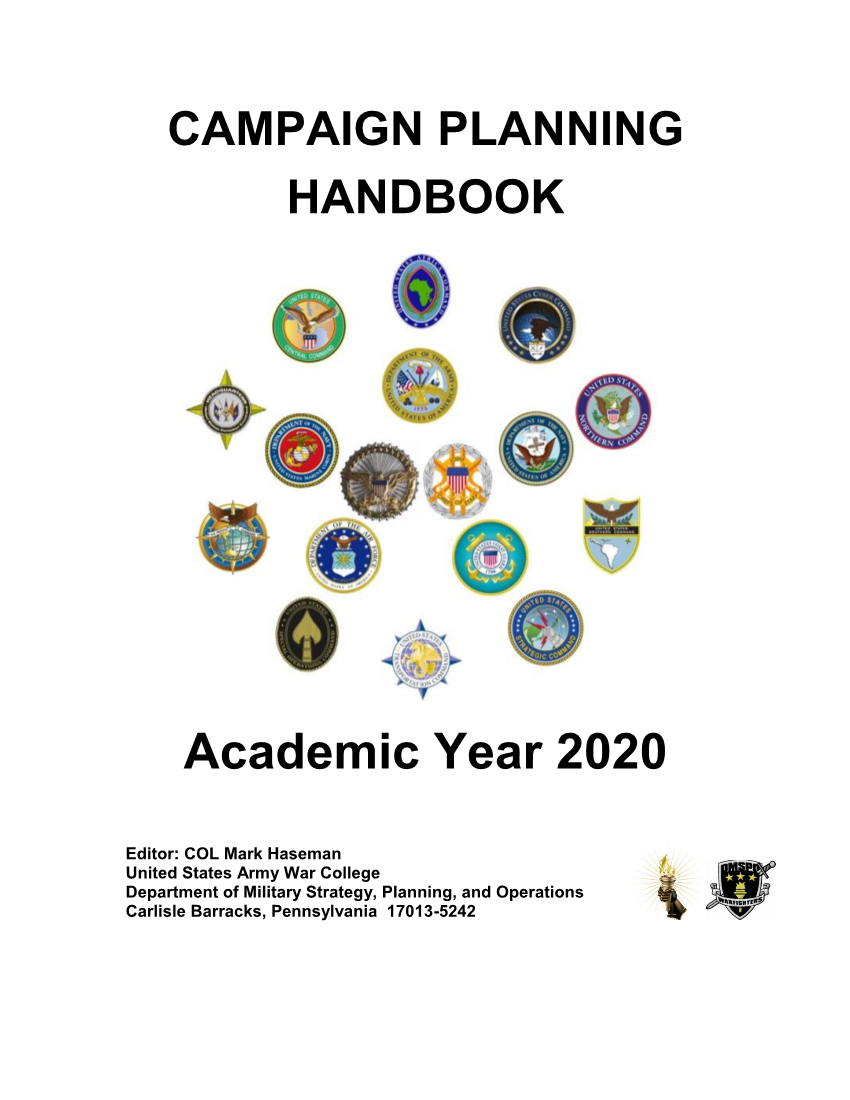  Campaign Planning Handbook AY20