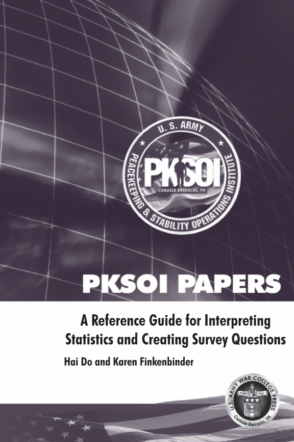  A Reference Guide for Interpreting Statistics and Creating Survey Questions