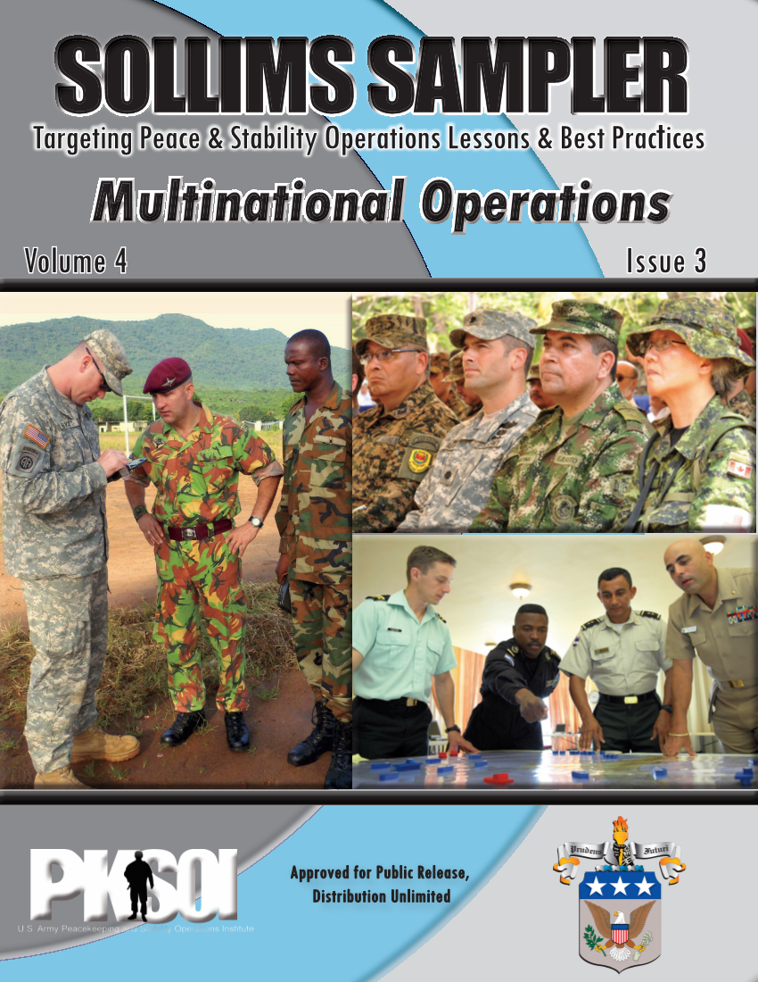  SOLLIMS Sampler - Multinational Operations