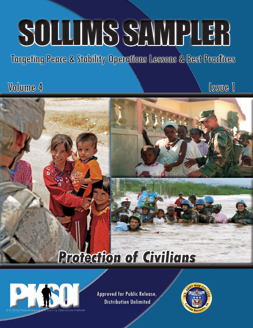  SOLLIMS Sampler - Protection of Civilians