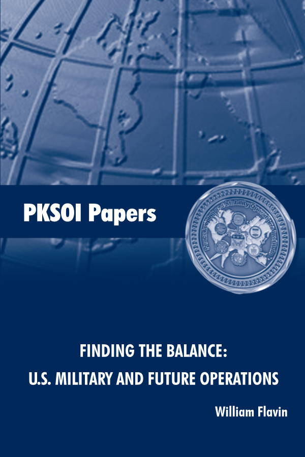  Finding the Balance: U.S. Military and Future Operations