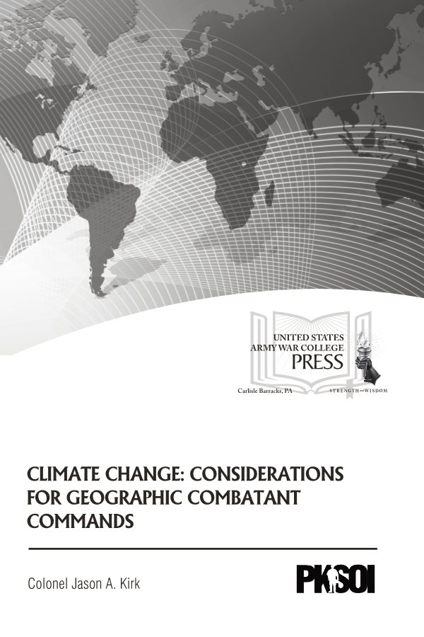  Climate Change: Considerations for Geographic Combatant Commands