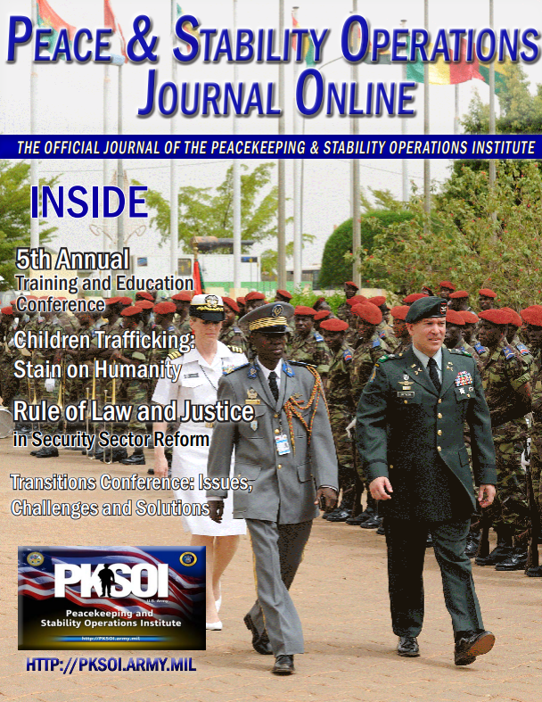  Peace & Stability Journal, Volume 1, Issue 1