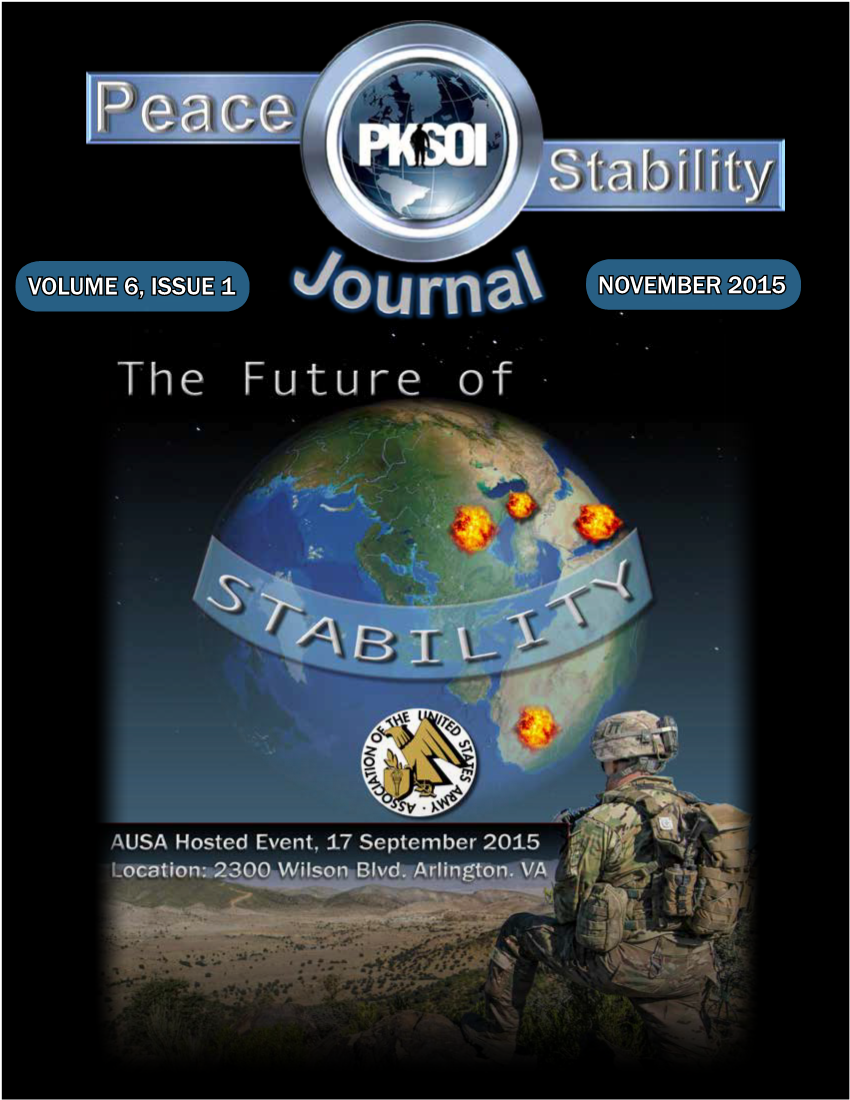  Peace & Stability Journal, Volume 6, Issue 1