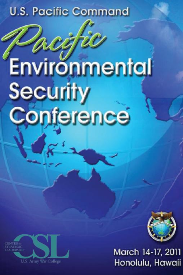  U.S. Pacific Command Pacific Environmental Security Conference