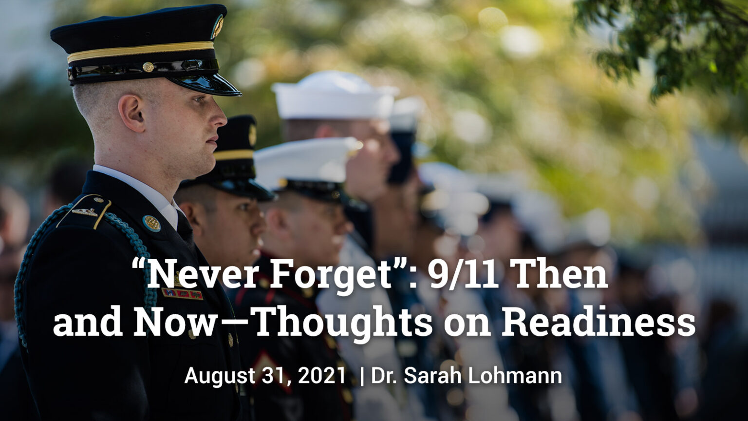  “Never Forget”: 9/11 Then and Now—Thoughts on Readiness | Lohmann