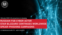 Russian FSB cyber actor Star Blizzard continues worldwide spear-phishing campaigns