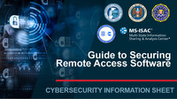 CSI: Guide to Securing Remote Access Software
Version 1.1