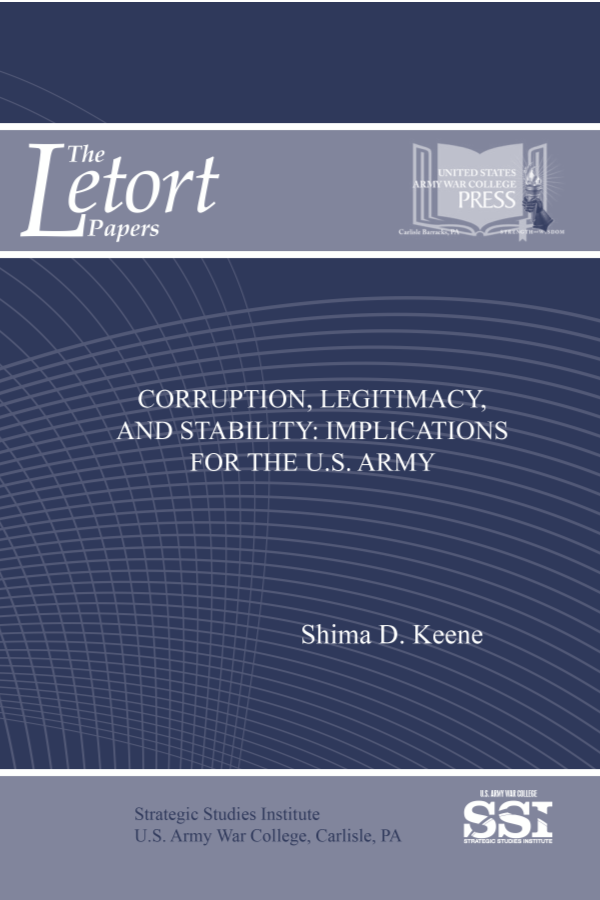  Corruption, Legitimacy, and Stability: Implications for the U.S. Army