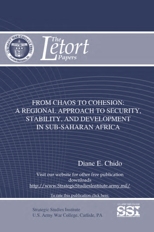  From Chaos to Cohesion: A Regional Approach to Security, Stability, and Development in Sub-Saharan Africa