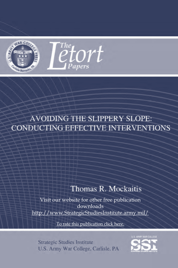  Avoiding the Slippery Slope: Conducting Effective Interventions