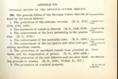 General Duties of the Revenue Cutter Service (1894)